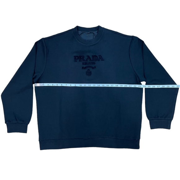 Prada Black Crew Neck Sweater (M) - Picture 3 of 8